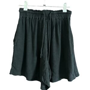 THE LULLABY CLUB | Breezy Textured Cotton Pull On Shorts | Small / Medium